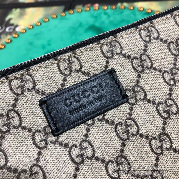 GUCCI古馳 新款 523293 專櫃品質 時尚潮流手包 啡色手拿包  ydgq3233